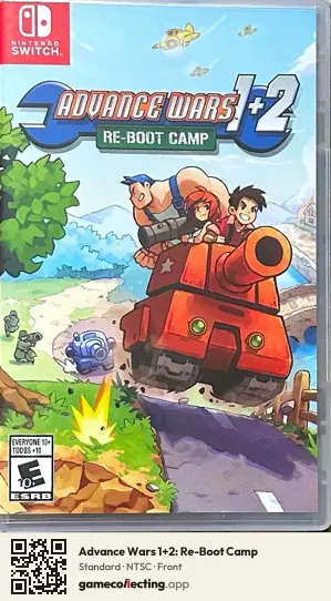 Advance Wars 1+2: Re-Boot Camp Nintendo Switch, NTSC box front
