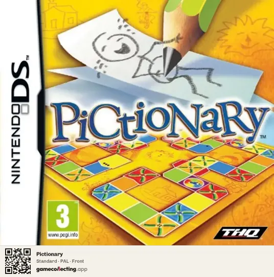 Pictionary Nintendo DS, PAL box front