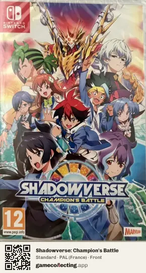 Shadowverse: Champion's Battle Nintendo Switch, France box front