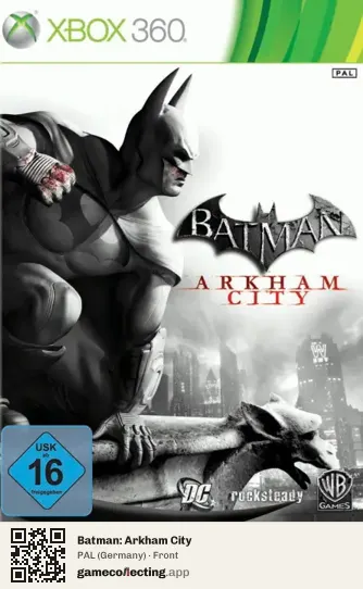 Batman: Arkham City Xbox 360, Germany box front