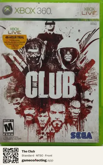 The Club Xbox 360, NTSC box front