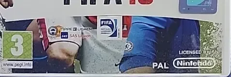 FIFA 10, the PEGI square on its front