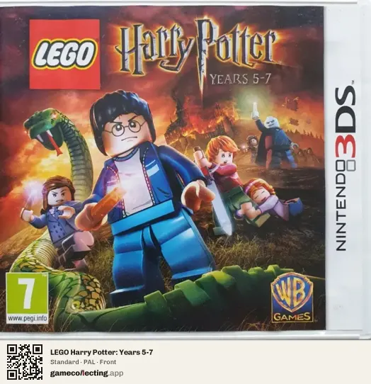 LEGO Harry Potter: Years 5-7 Nintendo 3DS, PAL box front
