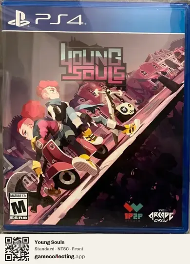 Young Souls PlayStation 4, NTSC box front