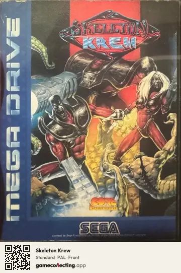 Skeleton Krew Sega Mega Drive / Genesis, PAL box front