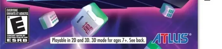 Mahjong Cub3d, the ESRB box on its front