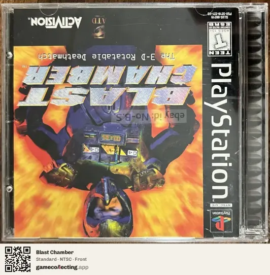 Blast Chamber PlayStation, NTSC box front