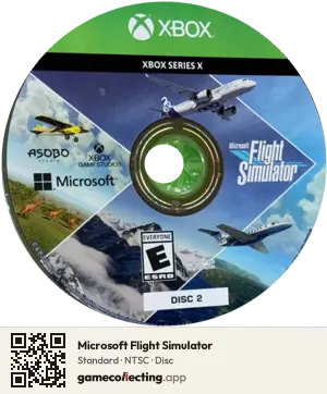 Microsoft Flight Simulator Xbox Series X, NTSC disc