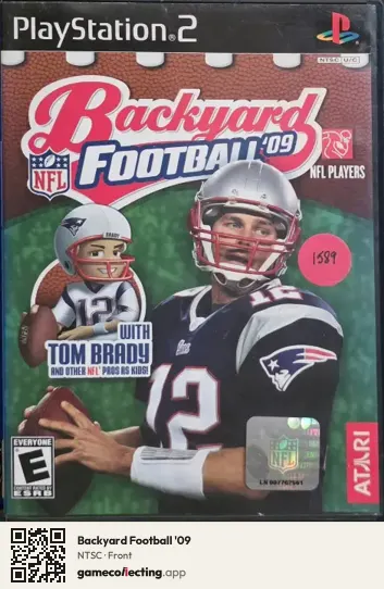 Backyard Football '09 PlayStation 2, NTSC box front