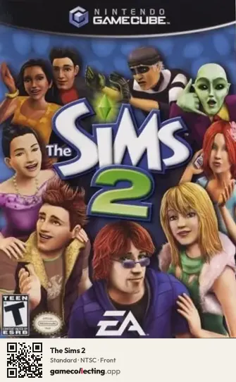 The Sims 2 Nintendo GameCube, NTSC box front