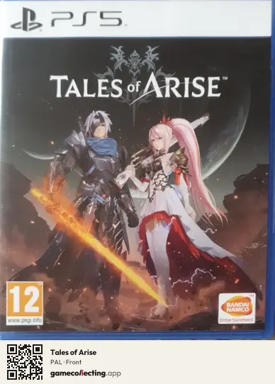 Tales of Arise PlayStation 5, PAL box front