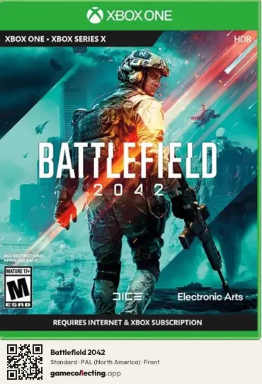 Battlefield 2042 Xbox One, North America box front