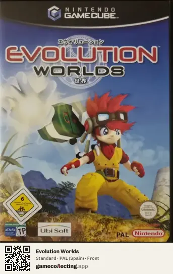 Evolution Worlds Nintendo GameCube, Spain box front