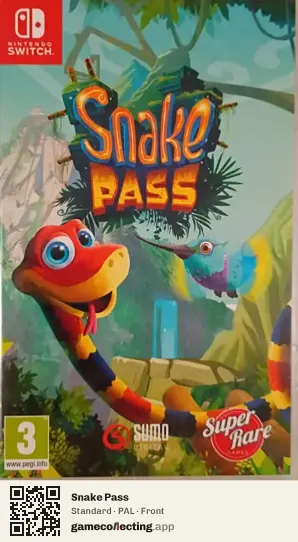 Snake Pass Nintendo Switch, PAL box front