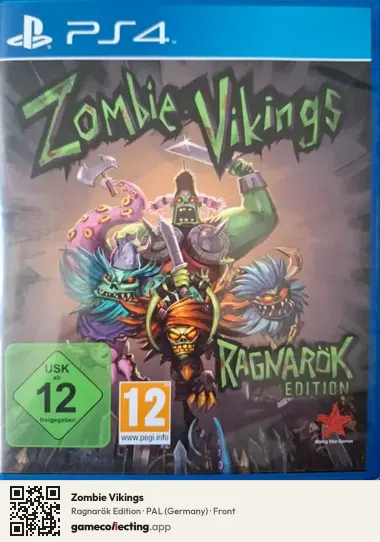 Zombie Vikings PlayStation 4, Germany box front