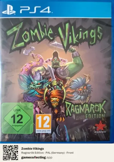 Zombie Vikings PlayStation 4, Germany box front