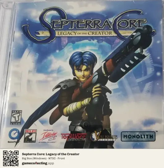 Septerra Core: Legacy of the Creator Computer, NTSC box front
