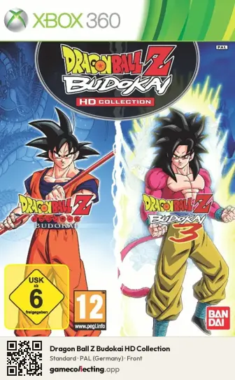 Dragon Ball Z Budokai HD Collection Xbox 360, Germany box front