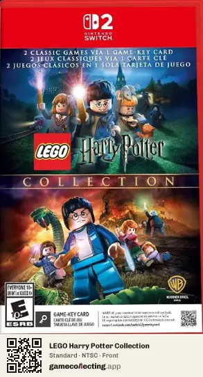 LEGO Harry Potter Collection Nintendo Switch 2, NTSC box front