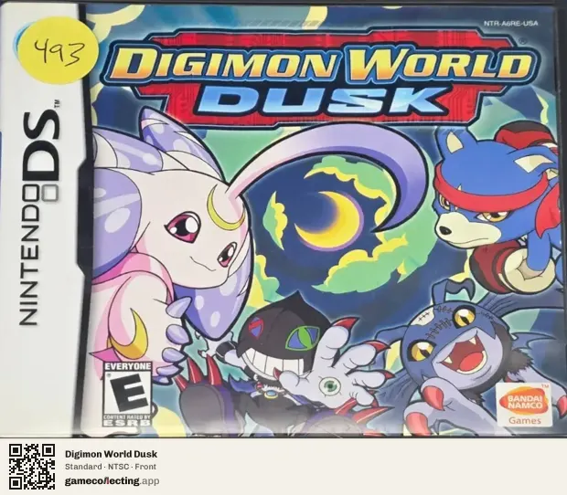 Digimon World Dusk Nintendo DS, NTSC box front