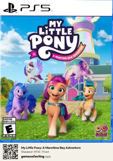 My Little Pony: A Maretime Bay Adventure PlayStation 5, NTSC box front