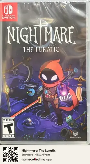 Nightmare: The Lunatic Nintendo Switch, NTSC box front