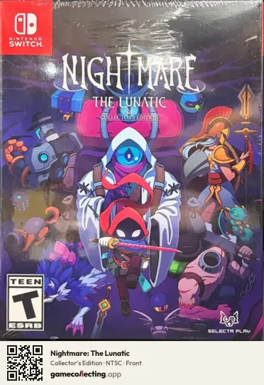 Nightmare: The Lunatic Nintendo Switch, NTSC box front