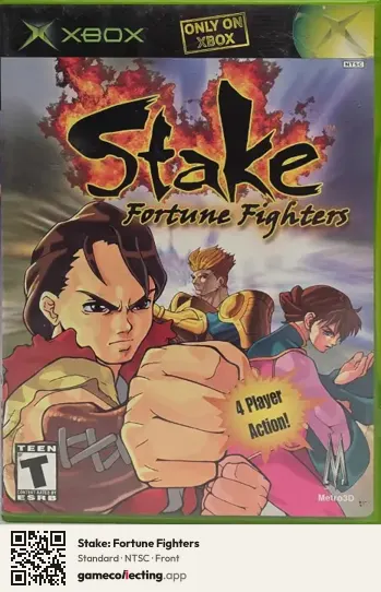 Stake: Fortune Fighters Xbox, NTSC box front