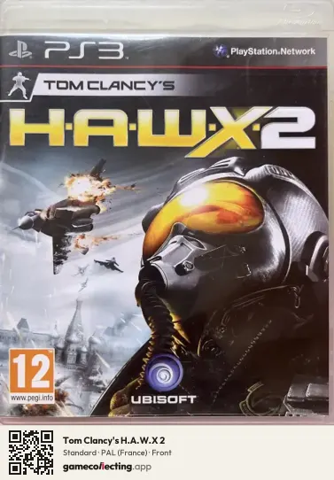 Tom Clancy's H.A.W.X 2 PlayStation 3, France box front
