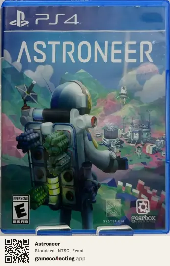 Astroneer PlayStation 4, NTSC box front