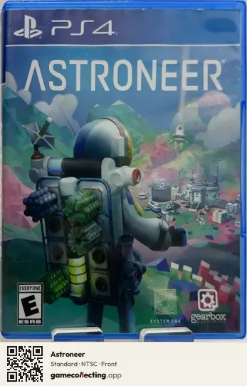 Astroneer PlayStation 4, NTSC box front