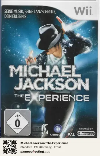 Michael Jackson: The Experience Nintendo Wii, Germany box front