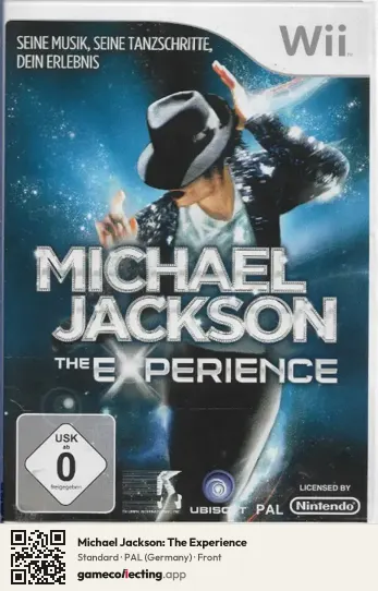 Michael Jackson: The Experience Nintendo Wii, Germany box front