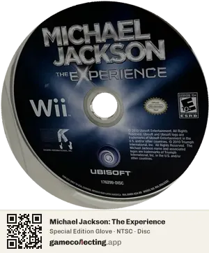 Michael Jackson: The Experience Nintendo Wii, NTSC disc