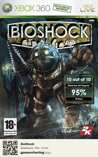 BioShock Xbox 360, PAL box front