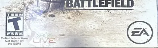 Battlefield: Bad Company, the ESRB box on its front