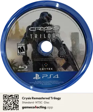 Crysis Remastered Trilogy PlayStation 4, NTSC disc
