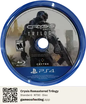 Crysis Remastered Trilogy PlayStation 4, NTSC disc