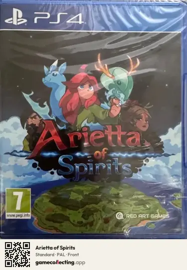 Arietta of Spirits PlayStation 4, PAL box front