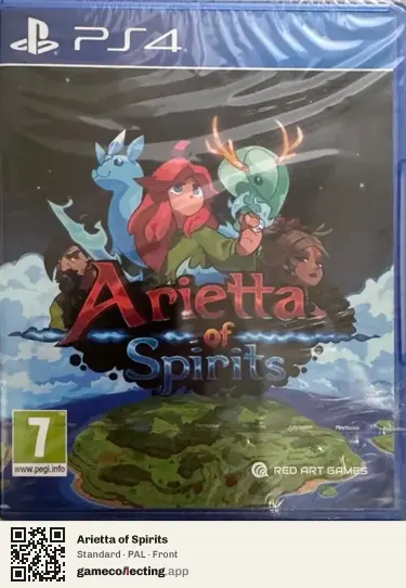 Arietta of Spirits PlayStation 4, PAL box front