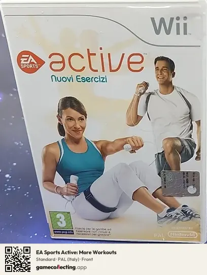 EA Sports Active: More Workouts Nintendo Wii, Italy box front