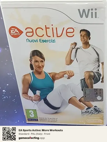 EA Sports Active: More Workouts Nintendo Wii, Italy box front