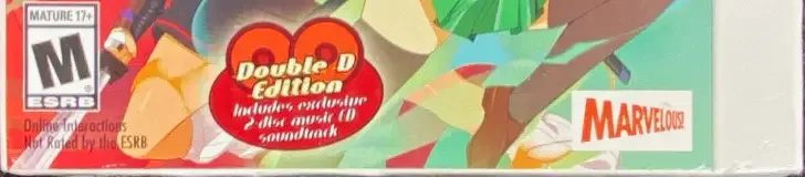 Senran Kagura 2: Deep Crimson, the ESRB box on its front