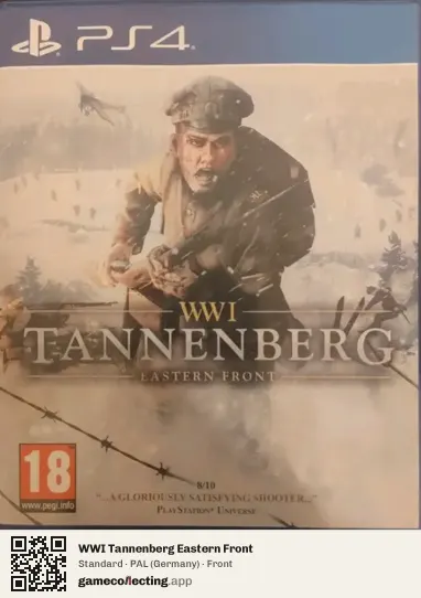 WWI Tannenberg Eastern Front PlayStation 4, Germany box front