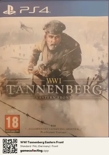 WWI Tannenberg Eastern Front PlayStation 4, Germany box front
