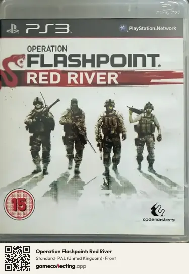 Operation Flashpoint: Red River PlayStation 3, United Kingdom box front