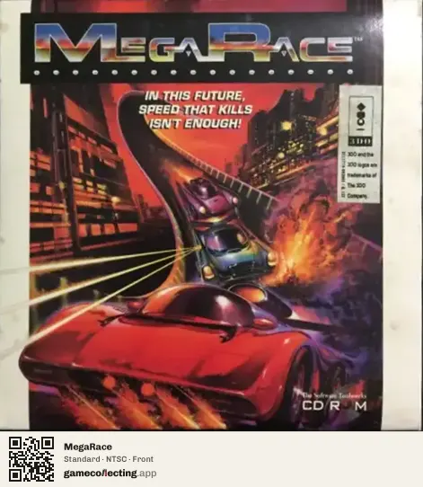 MegaRace 3DO Interactive Multiplayer, NTSC box front