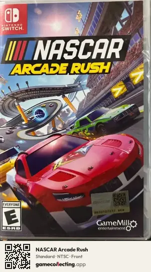 NASCAR Arcade Rush Nintendo Switch, NTSC box front