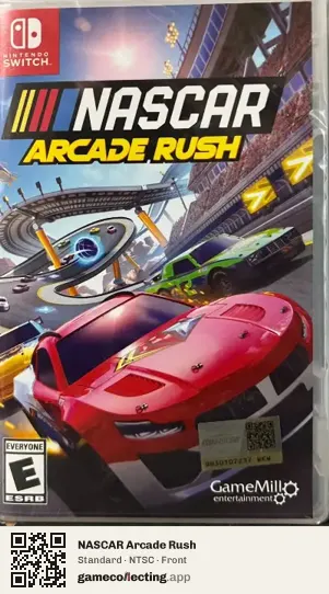 NASCAR Arcade Rush Nintendo Switch, NTSC box front