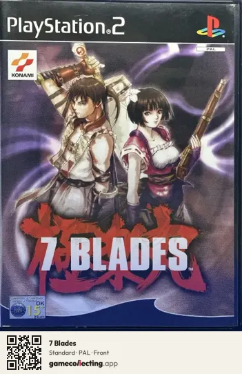 7 Blades PlayStation 2, PAL box front